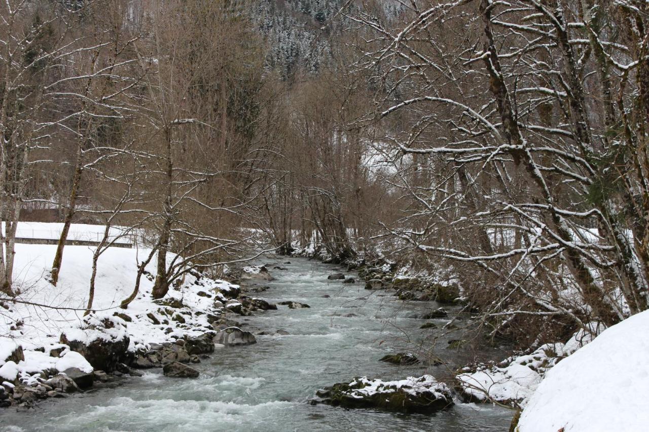 Chalet 8 Personnes + Grand Terrain Et Riviere Entremont Zewnętrze zdjęcie